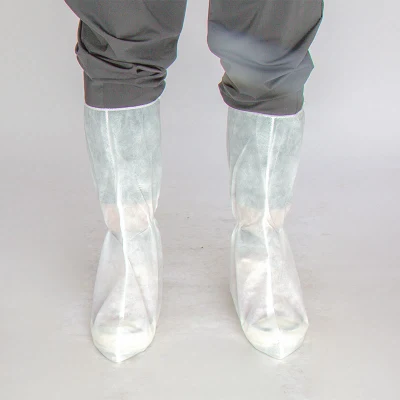 Disposable Hand Made Shoe Cover/PP Non Woven Disposable Fabric Boot Cover Dustproof and Antistatic